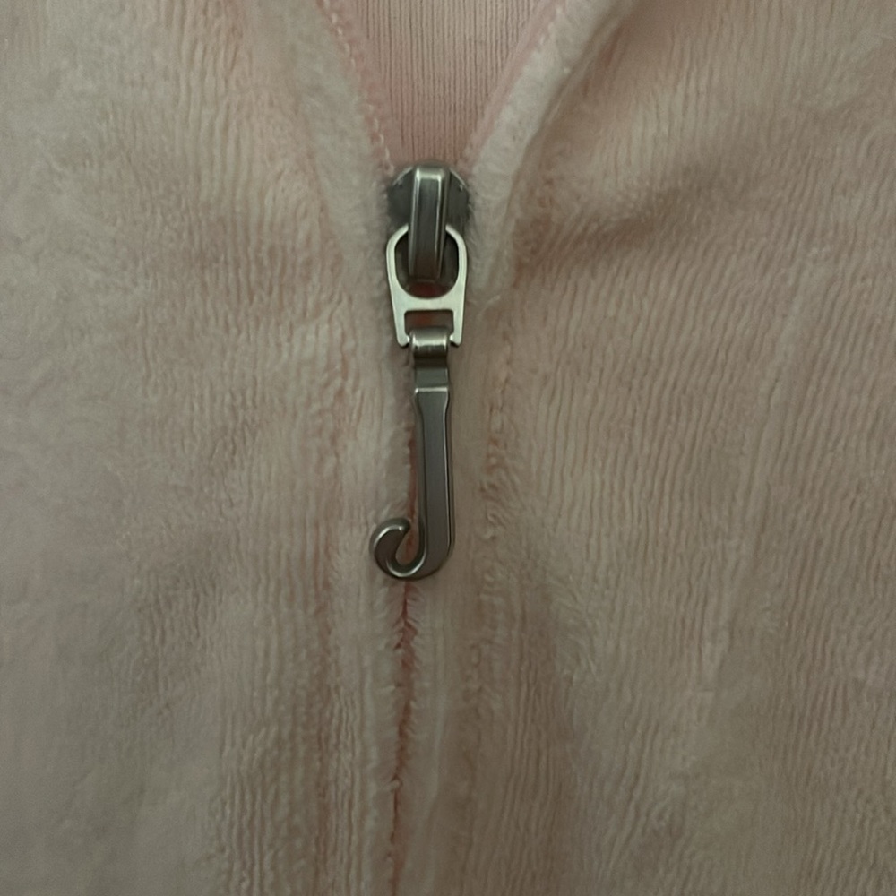 Rare Baby Pink Vintage Juicy Couture Zip Up - Picture 3 of 4